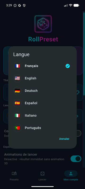 Langue